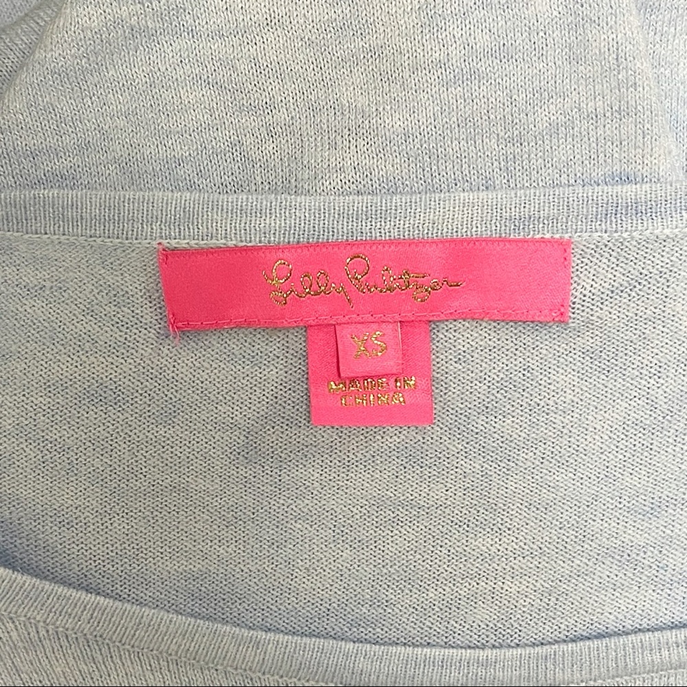 Lilly Pulitzer Charla 3/4 Ruffle Sleeve Sweater - Picture 8 of 9